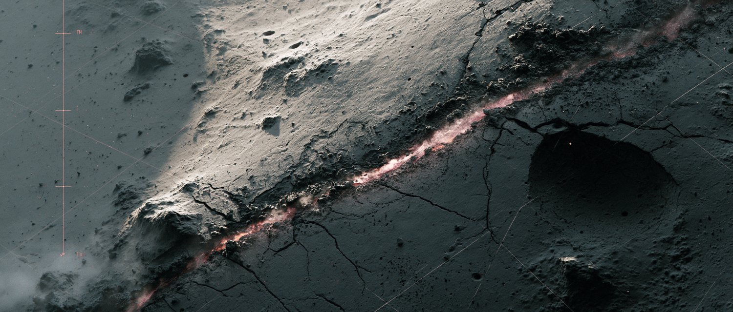 Orbital survey plate of an asteroid mining body